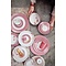 PIP Studio PIP Studio - Plate Royal Stripes Dark Pink 17cm - 51.001.344