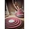 PIP Studio PIP-Studio - Plate Royal Stripes Dark Pink 26.5cm - 51.001.347