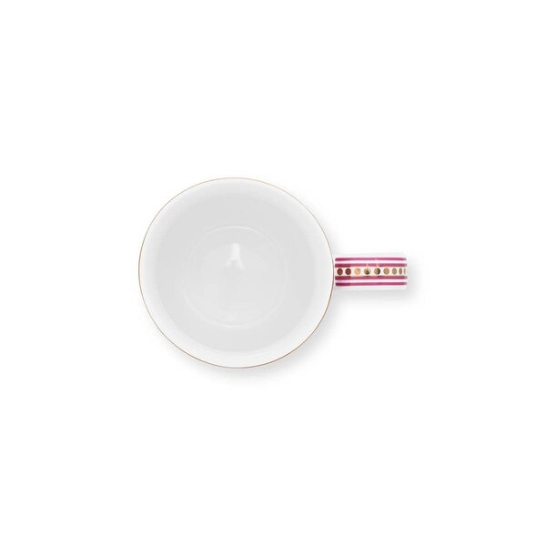 PIP Studio PIP-Studio - Mug Small Flower Festival Scallop Dark Pink 145ml - 51.002.321