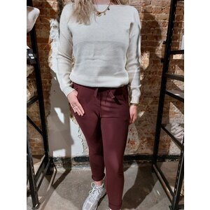 Jogging Broek met steekzakken - Burgunder