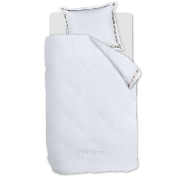 RIVIÈRA MAISON Luxuriöse Bettwäsche Riviera Maison Whisper White– stilvolles und gemütliches Bettbezug in verschiedenen Größen für ein elegantes Schlafzimmer