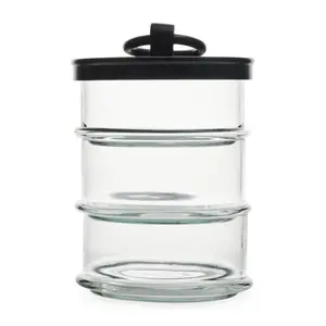 Cordoba Triple Storage Jar black