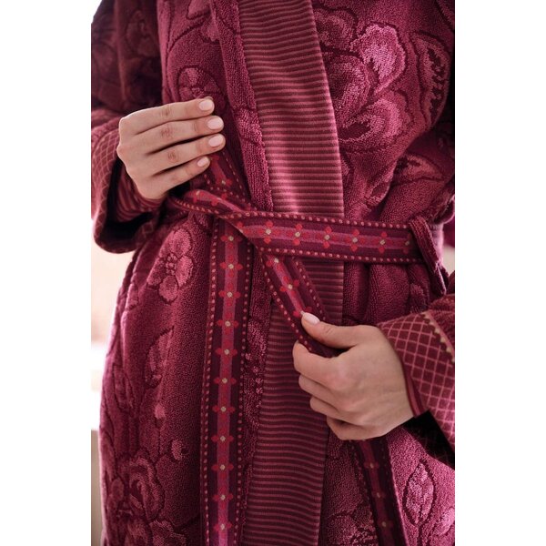 PIP Studio PIP-Studio - Jasmin Jacquard Bathrobe - D.Pink