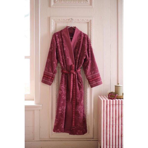 PIP Studio PIP-Studio - Jasmin Jacquard Bathrobe - D.Pink