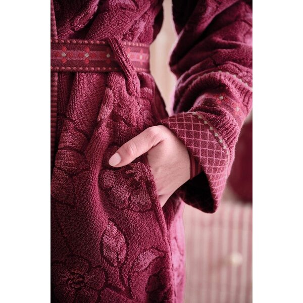 PIP Studio PIP-Studio - Jasmin Jacquard Bathrobe - D.Pink