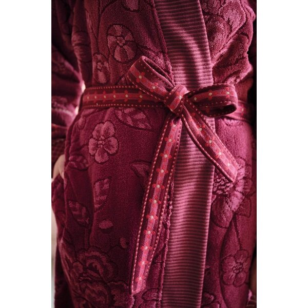 PIP Studio PIP-Studio - Jasmin Jacquard Bathrobe - D.Pink