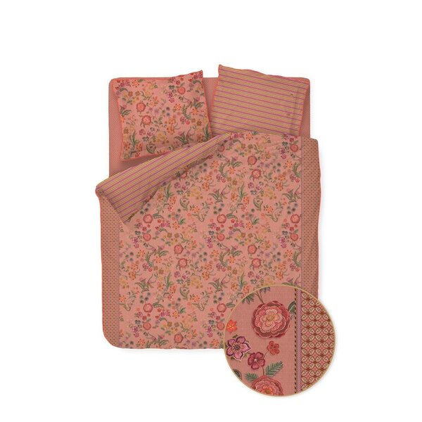 PIP Studio PIP STUDIO - Dekbedovertrekset Coco Flower Koraal