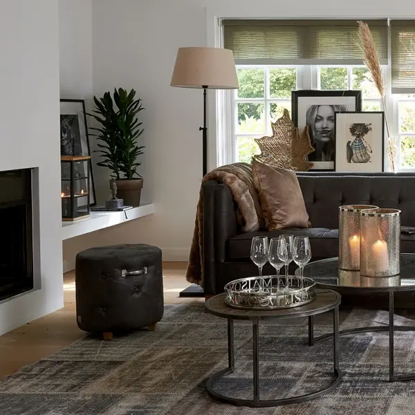 RIVIÈRA MAISON RIVIÈRA MAISON - Bowery Footstool Pellini Espresso - 3606007