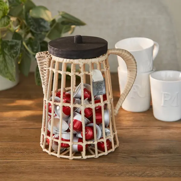 RIVIÈRA MAISON RIVIÈRA MAISON - Rustic Rattan Coffee Cups Holder - 573930