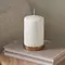 RIVIÈRA MAISON RIVIÈRA MAISON - Monogram PillarCandle white9,5x15 - 569580