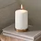 RIVIÈRA MAISON RIVIÈRA MAISON - Monogram PillarCandle white9,5x15 - 569580
