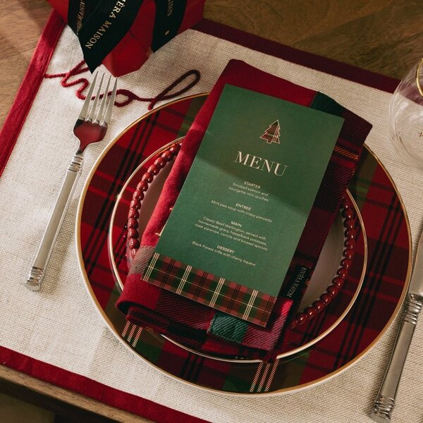 RIVIÈRA MAISON RIVIÈRA MAISON - RM Classic Tartan Breakfast Plate - 564870