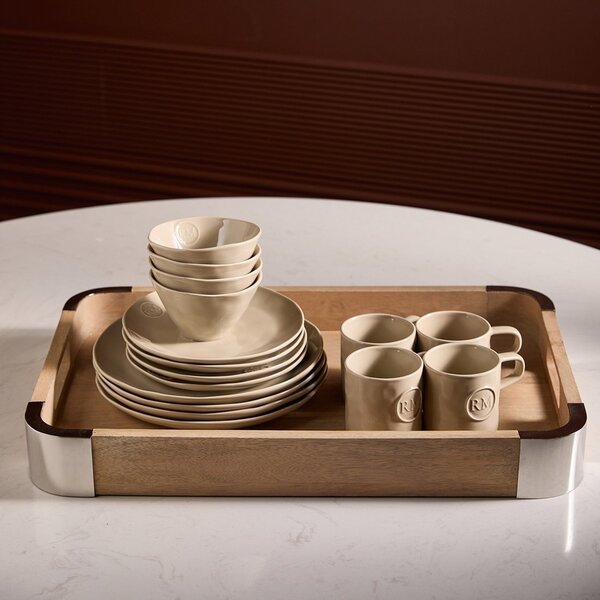 RIVIÈRA MAISON RIVIÈRA MAISON - Portofino Dinnerware Set of 16 flax - 583030