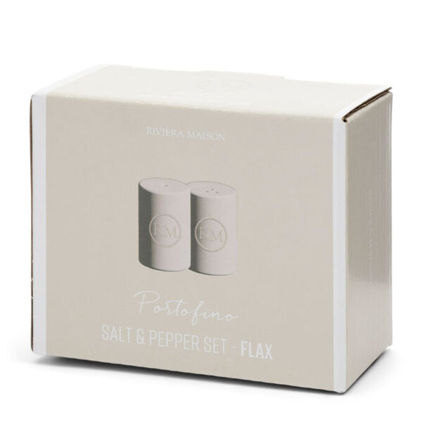 RIVIÈRA MAISON RIVIÈRA MAISON - Portofino Salt & Pepper Set flax - 582980