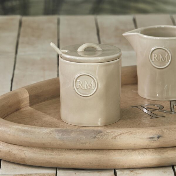 RIVIÈRA MAISON RIVIÈRA MAISON - Portofino Sugar Jar With Spoon - 574520