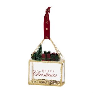 Shopping For Christmas Ornament red - 585010