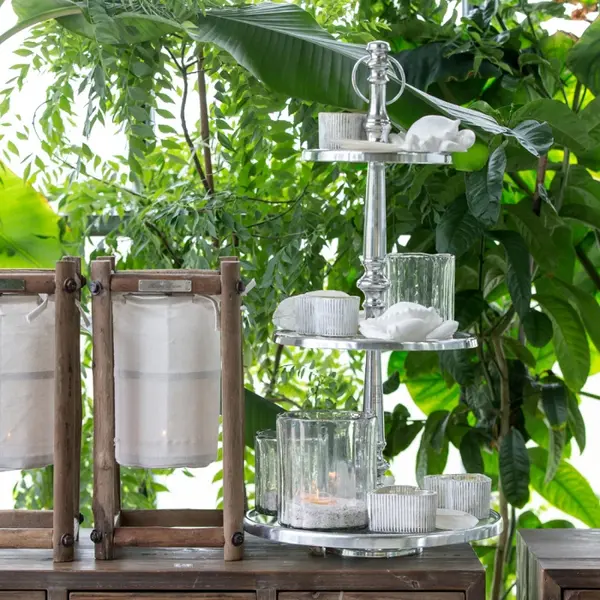 RIVIÈRA MAISON RIVIÈRA MAISON - Berkeley Glass Cake Stand 3 Levels - 133950