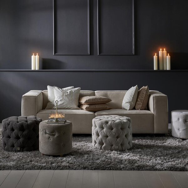 RIVIÈRA MAISON RIVIÈRA MAISON - Opera Footstool Anitque White - 30401001