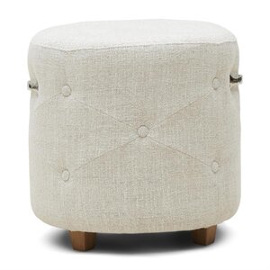 Bowery Footstool Antique White - 30402001