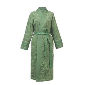 Jasmin Jacquard Bathrobe Green