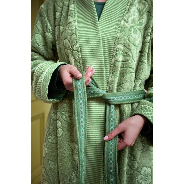 PIP Studio PIP-Studio - Jasmin Jacquard Bathrobe - Green
