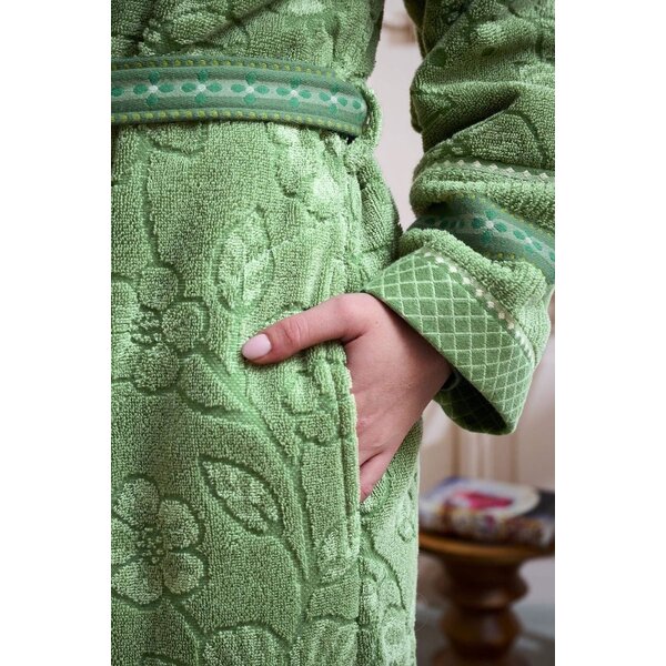 PIP Studio PIP-Studio - Jasmin Jacquard Bathrobe - Green