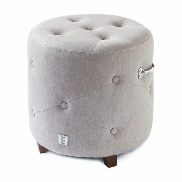 RIVIÈRA MAISON RIVIÈRA MAISON - Bowery Footstool linen Flax - 3464001