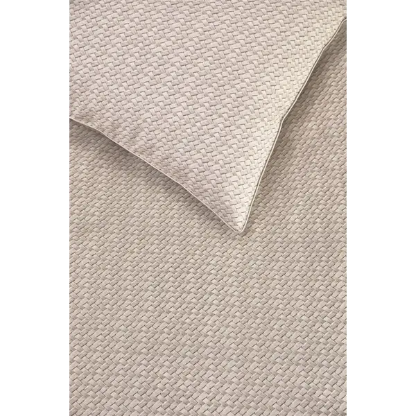 RIVIÈRA MAISON Rivièra Maison Bambu Sand Dekbedovertrek - Katoen Zand | BARBARA