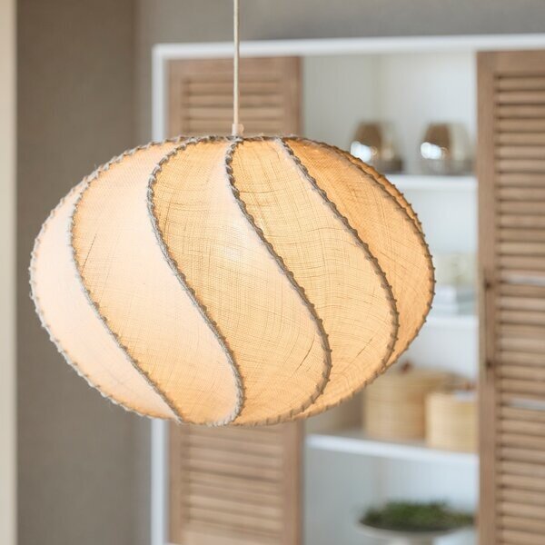 RIVIÈRA MAISON Suspension Lumea L Rivièra Maison - Lampe en tissu naturel | BARBARA