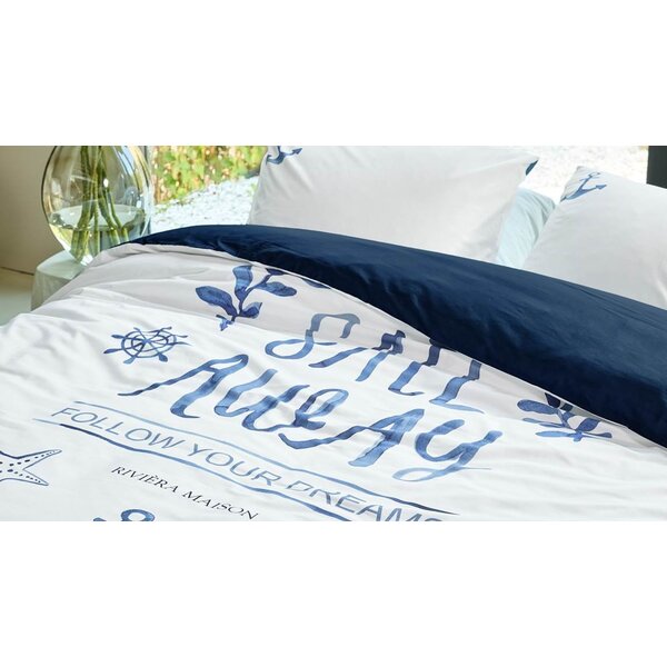 RIVIÈRA MAISON Parure de Lit Sail Away Blue Rivièra Maison – 100% Coton