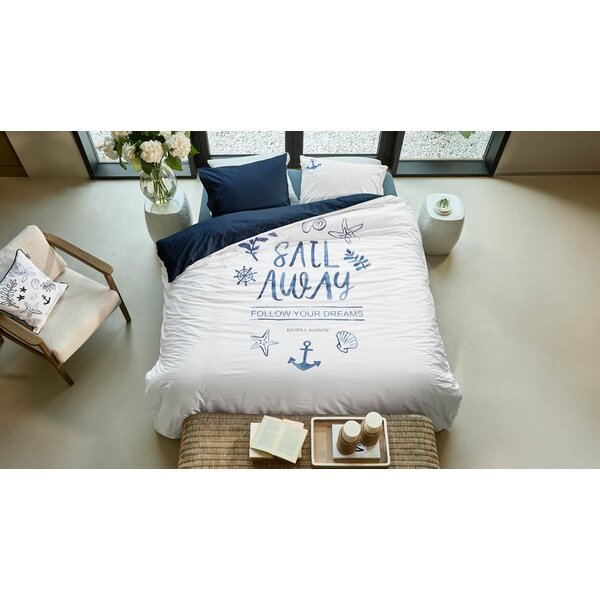RIVIÈRA MAISON Parure de Lit Sail Away Blue Rivièra Maison – 100% Coton