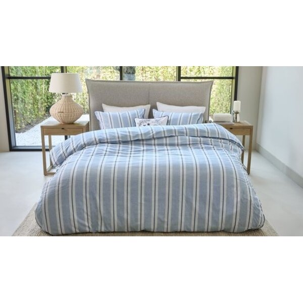 RIVIÈRA MAISON Rivièra Maison Silvan Blue Dekbedovertrek – 100% Katoen