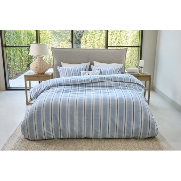 RIVIÈRA MAISON Rivièra Maison Silvan Blue Dekbedovertrek – 100% Katoen