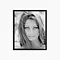 Wanddecoratie Young Sophia Loren – Zwart Beukenhout – 50x60 cm