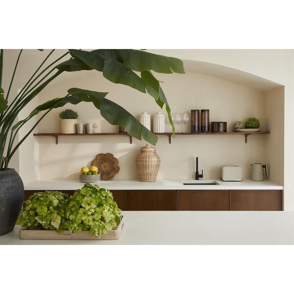 RIVIÈRA MAISON Rivièra Maison Sardis Storage Jar Wide – Bocal de Conservation avec Couvercle en Bois