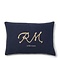 RIVIÈRA MAISON Rivièra Maison Coastal Cord Pillow 65x45 cm – Navy Sierkussen met Logo