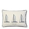 RIVIÈRA MAISON Rivièra Maison Sail Point Pillow 65x45 cm – Crème Sierkussen met Catamarans