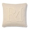 RIVIÈRA MAISON Rivièra Maison RM Lunessa Kissen 50x50 cm – Beige Dekokissen mit 3D-Logo