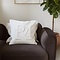 RIVIÈRA MAISON Coussin RM Lunessa Rivièra Maison 50x50 cm – Beige avec Logo en Relief