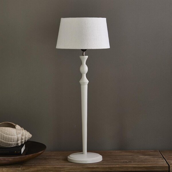RIVIÈRA MAISON Rivièra Maison Linen Taper Lampshade White 30x17 cm – Witte Linnen Lampenkap