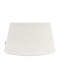 RIVIÈRA MAISON Rivièra Maison Linen Taper Lampshade White 45x25 cm – Extra Grote Witte Linnen Lampenkap