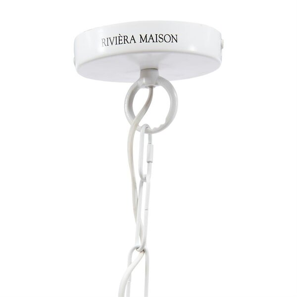 RIVIÈRA MAISON Rivièra Maison Lattea Hanging Lamp – Kralenlamp van Mangohout – Ø 44 cm
