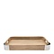 RIVIÈRA MAISON Rivièra Maison Bellwood Tablett 60x40 cm – Mangoholz-Tablett mit Aluminium