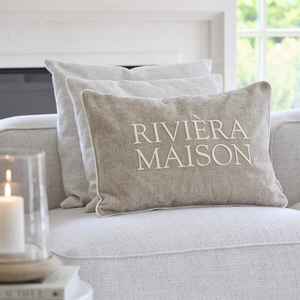 RIVIÈRA MAISON Rivièra Maison RM Evora Pillow 65x45 cm – Luxe Sierkussen incl. Vulling