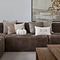 RIVIÈRA MAISON Rivièra Maison Housse de Coussin RM Monogram Aveiro 60x60 cm – Beige Luxe