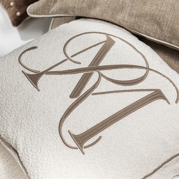 RIVIÈRA MAISON Rivièra Maison RM Bouclé Pillow 60x60 cm – Luxe Sierkussen incl. Verenvulling