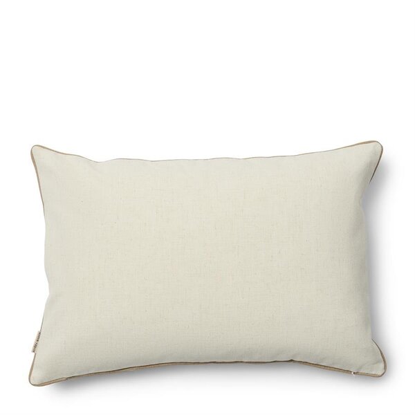 RIVIÈRA MAISON Rivièra Maison Coussin Samone 65x45 cm – Coussin Blanc avec Garnissage