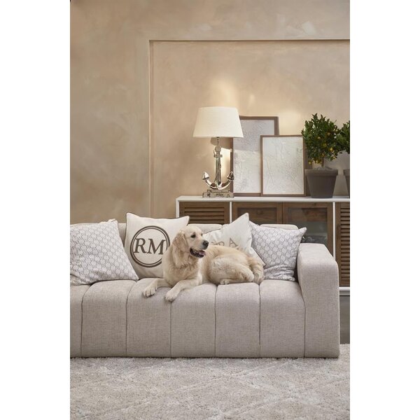RIVIÈRA MAISON Rivièra Maison Samone Kissen 65x45 cm – Elegantes Deko-Kissen Weiß