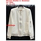 ESVIVID Blouson Jasje Wollweiss met Beige Streep – Sportief Damesjasje – Maat XS t/m XXL