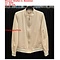 ESVIVID Veste Blouson Champagne avec Rayures Écru – Bombardier Chic – Tailles XS à XXL